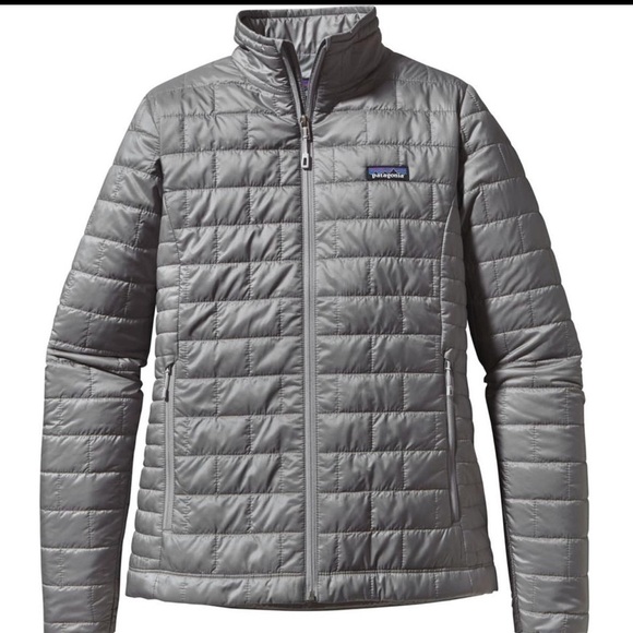 Patagonia Gray Nano Puff Winter Puffer Zip-Up Jacket Small - Picture 2 of 12